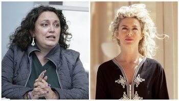 Senadora Angélica Lozano y actriz