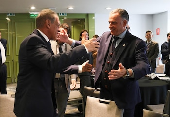 Daniel Hadad en la Reunión de Presidentes de las Comunidades y Junta Directiva