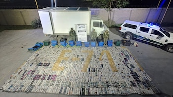 Gendarmería Nacional secuestró 779 kilos de hojas de coca ocultos en un doble fondo de un camión