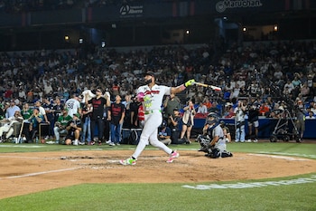 Alejandro Mejía conecta el HR que le da la victoria (Liga Mexicana de Beisbol)