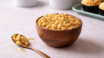 Receta de streusel, rápida y