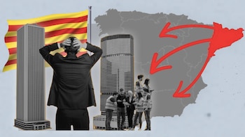Fuga de empresas en Cataluña.