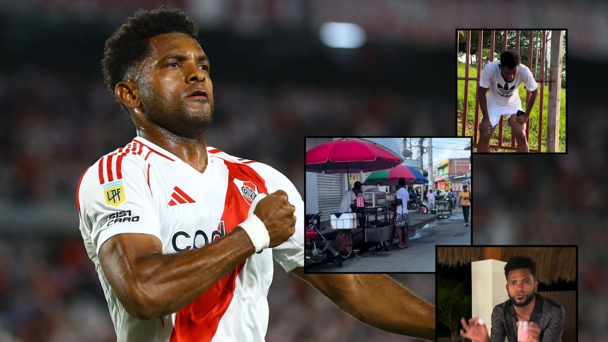 Miguel Ángel Borja durante sus vacaciones en Montería