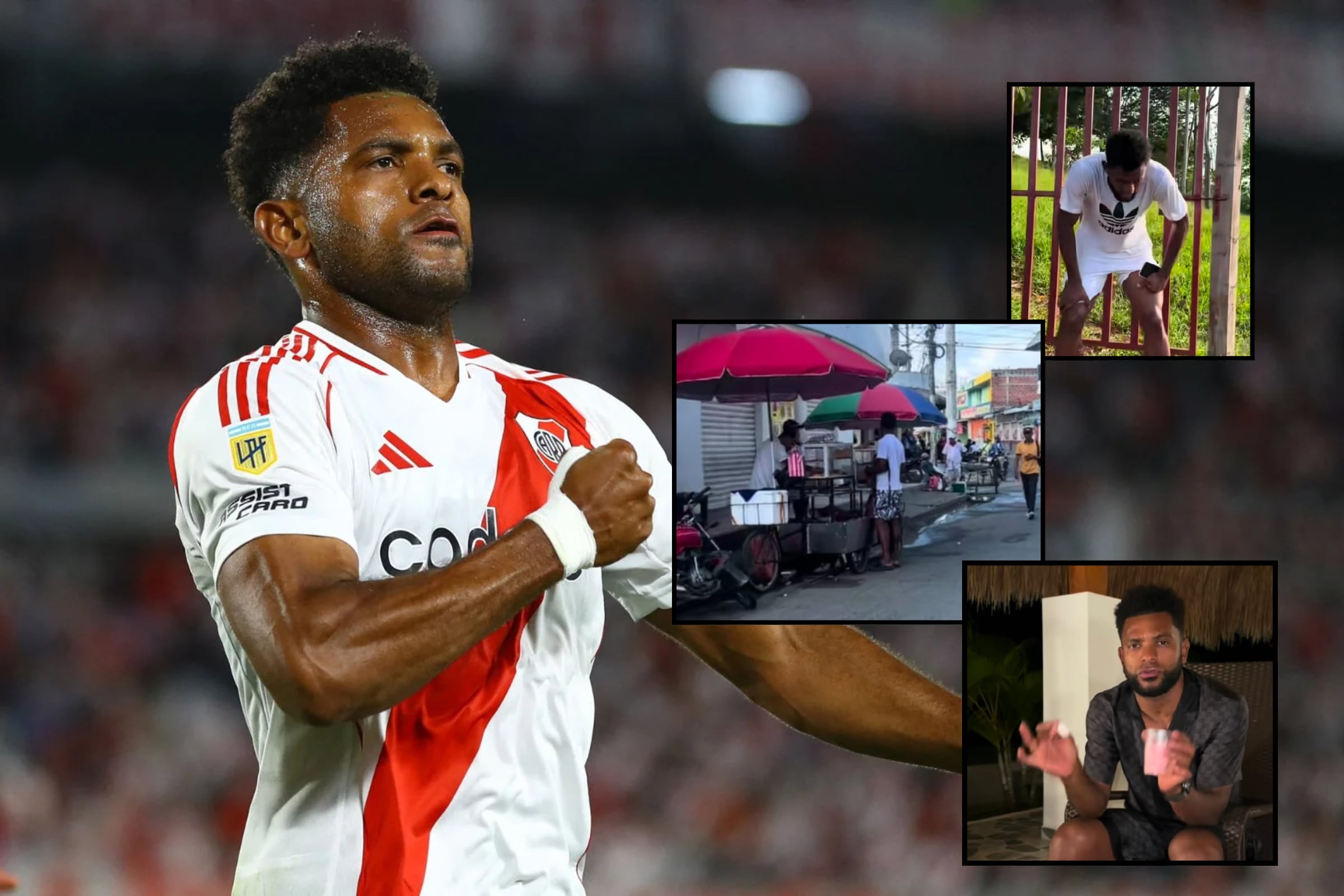 Borja es jugador libre tras salir de River Plate - crédito AFP/RedesSociales