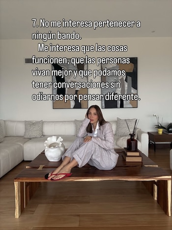 Luisa Fernanda W habló sobre su postura política lejos de las derechas e izquierdas - crédito @luisafernandaw/Instagram
