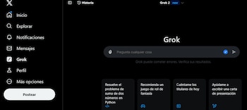 Esta IA tiene la capacidad de generar texto e imágenes en tiempo real, según los datos de publicaciones en X. (Infobae)