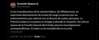 El vocero del gobierno