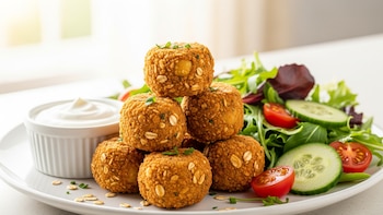 Croquetas de avena y garbanzo: proteína vegetal, fibra y sabor en cada bocado