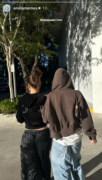 Emilia y Tini, juntas y