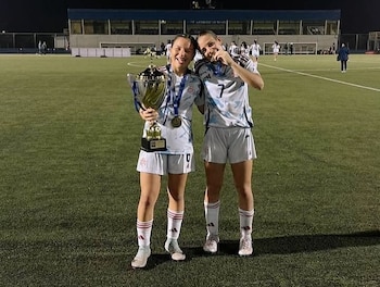 Emma Azofeifa, jugadora juvenil de la selección argentina