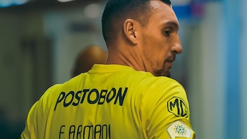 Franco Armani volvió a jugar con Atlético Nacional: así fue su arenga antes de saltar al campo