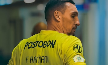 Franco Armani en su primera etapa en Atlético Nacional atajó 249 partidos y consiguió 13 títulos - crédito Atlético Nacional
