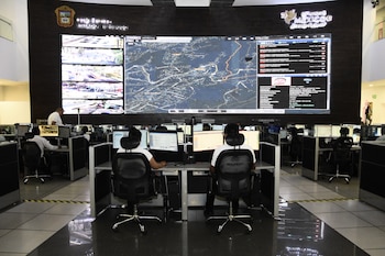 Instalaciones del C5 Edomex
Crédito: Secretaría