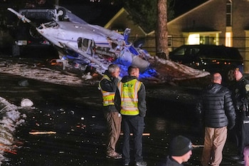 El accidente aéreo en Nashua