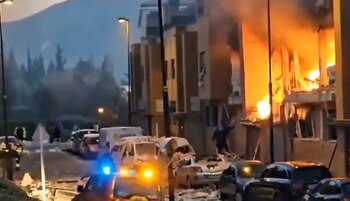 Imágenes de la explosión de