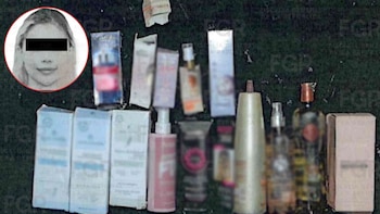 Vinculan a proceso a María “N”, colombiana detenida con 14 botellas de cocaína líquida en el AICM