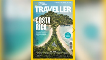 La edición de junio de National Geographic Traveller Reino Unido dedicó su portada a Costa Rica por su liderazgo en biodiversidad y sostenibilidad. (Cortesía: Instituto Costarricense de Turismo)