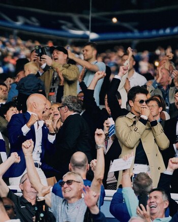 Tom Brady viajó a Inglaterra