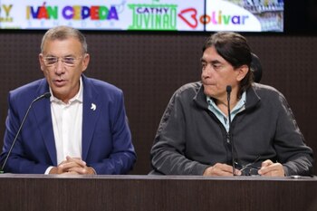 Roy Barreras y Gustavo Bolívar