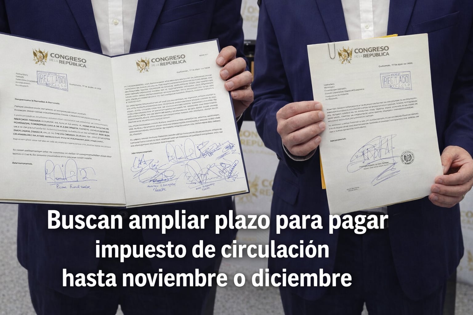 Dos iniciativas en el Congreso de Guatemala buscan extender el pago del impuesto de circulación hasta noviembre o diciembre
