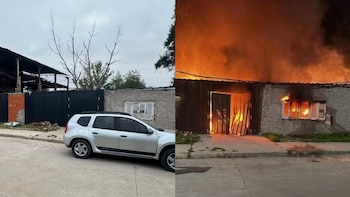 Un incendio devastó el refugio Rescatados Isla Maciel