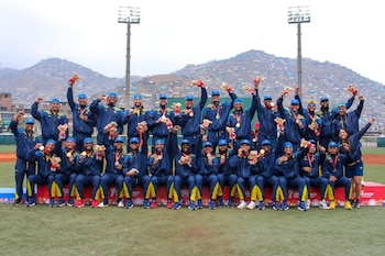 La delegación colombiana estaba conformada