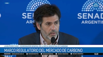 Juan Pedro Cano, coordinador de la Mesa Argentina de Carbono