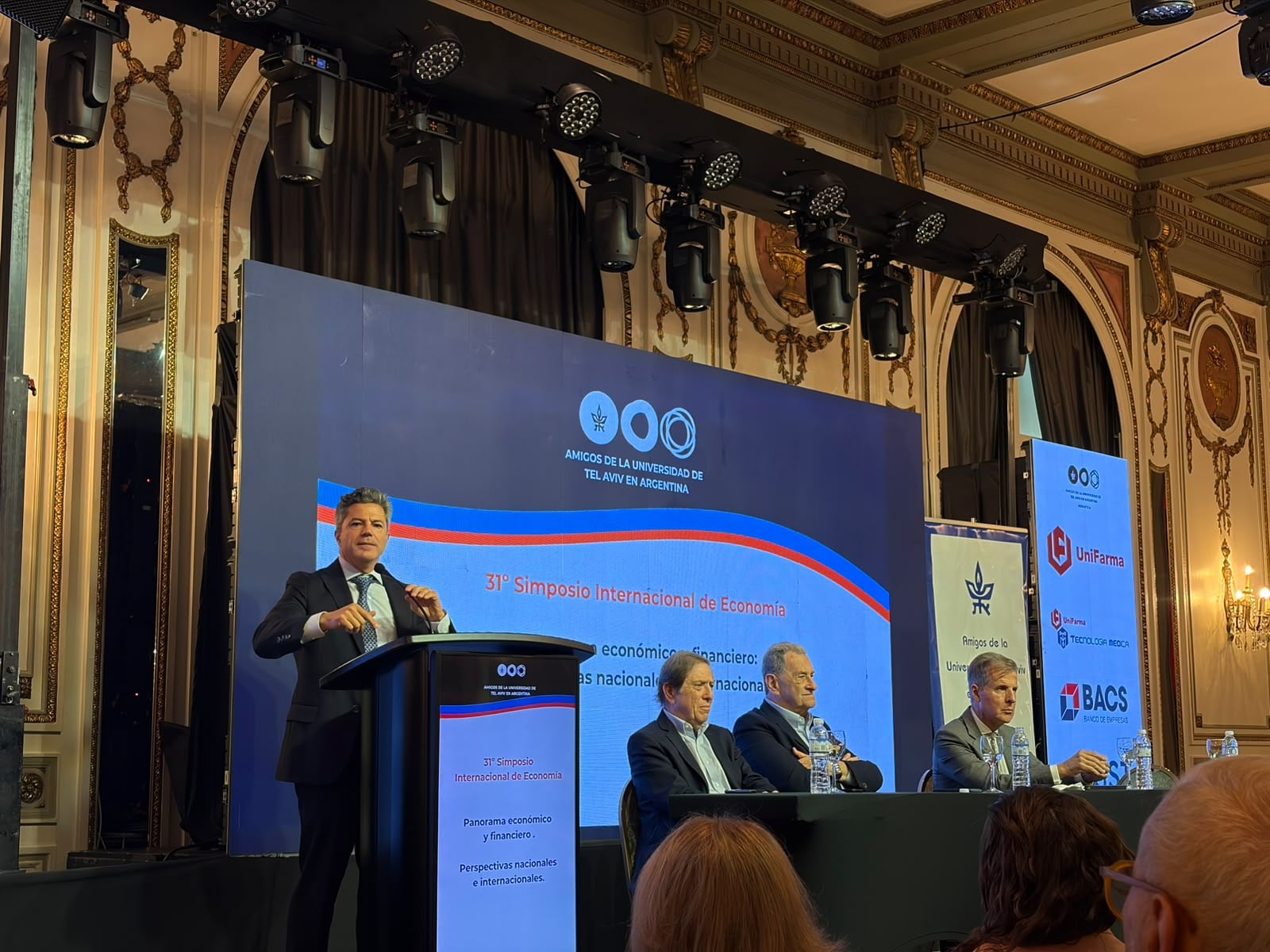 Luciano Laspina expuso en el 31° Simposio Internacional de Economía organizado por Amigos de la Universidad de Tel Aviv en Argentina