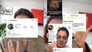 Brian Taborda, maquillador de artistas