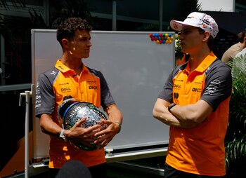 Norris y Piastri compitieron libremente