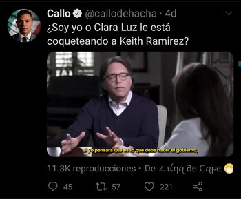 En su cuenta de Twitter,