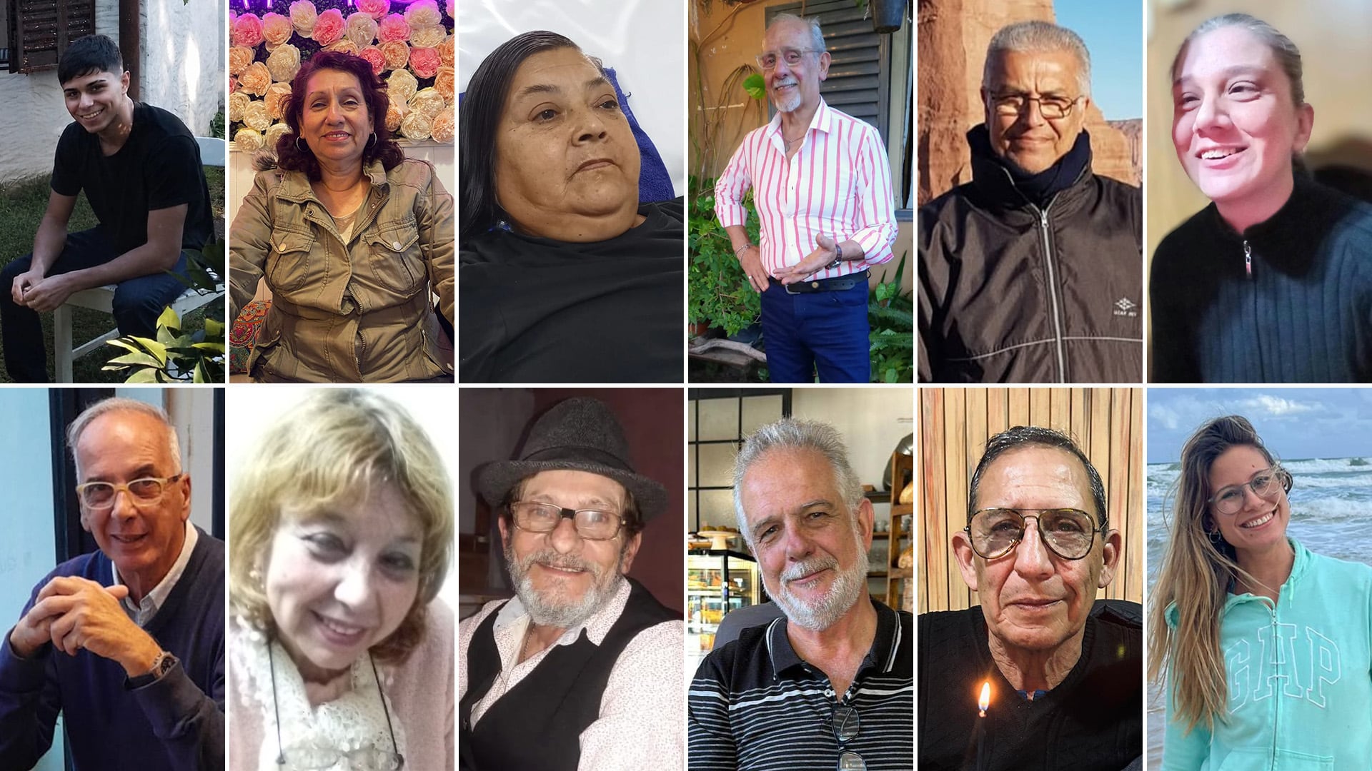 Victimas del fentanilo contaminado: Renato Nicolini, Martha Sofía Díaz Mendoza, Estela Farias, Carlos Salvato, Daniel Alberto Sánchez, Ana Belén Salazar, José Graziadei, Susana Beatríz Speranza, Roberto Cuaglia, Miguel Ángel Maino, Héctor Vilches, Yamila Belén López