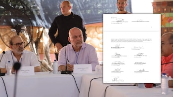 Exjefes paramilitares desmintieron documento del Pacto de Valledupar, pero reconocieron un comunicado firmado con el Gobierno Petro