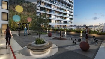 Varios gimnasios y espacios recreativos