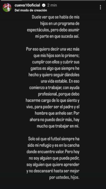 Christian Cueva responde a Pamela