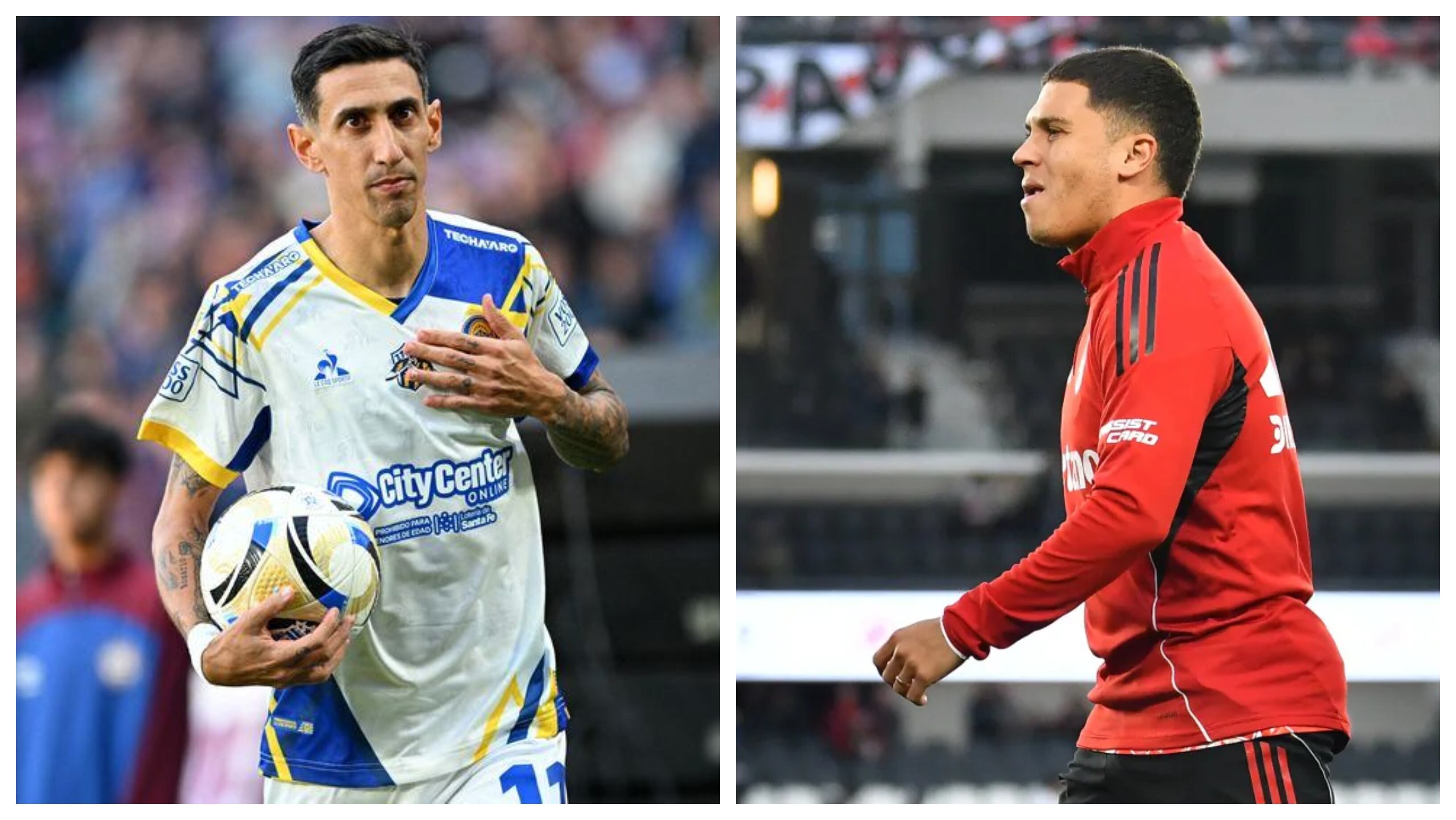 Ángel Di María habló sobre las dificultades de Juan Fernando Quintero para adaptarse al fútbol argentino - crédito Reuters / River Plate