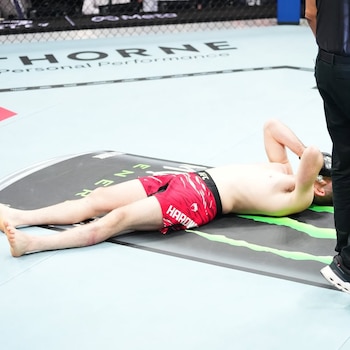 Hardwick no pudo continuar la