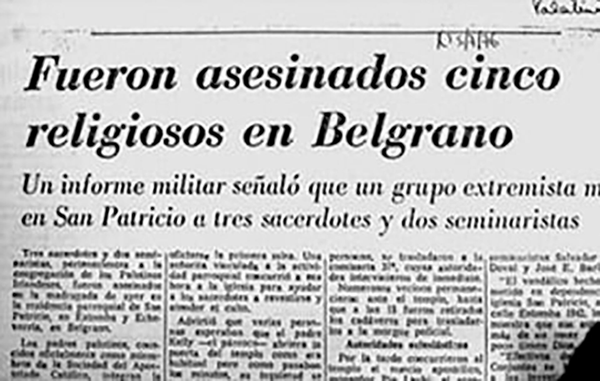 Un primer comunicado oficial señaló a un