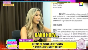 Yahaira pierde los papeles ante cámaras de ‘Amor y Fuego’ por caso de su novio ‘El Diablo’. Captura: Amor y fuego.