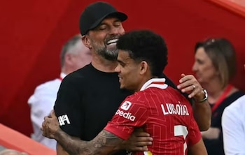 Luis Díaz ya no estará bajo el mando de Jurgen Klopp en la próxima temporada - crédito Getty Images