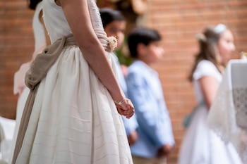 Un grupo de niños se