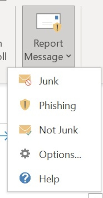 Reportar un mensaje en la