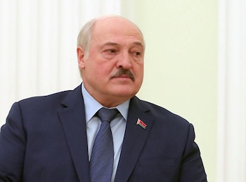 Belarusian President Alexander Lukashenko attends