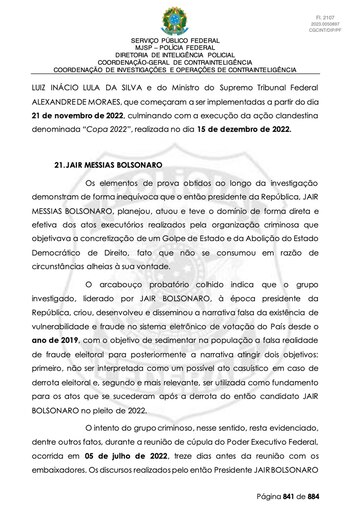 Otra página del informe policial