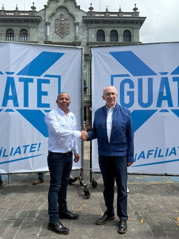 Aldo Dávila se incorporó al partido XGuate, la agrupación política que dirige Edmond Mulet en Guatemala.