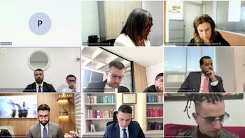 La Fiscalía afirmó que Andrés Felipe Sánchez Quintero y Yeferson Sánchez Torres estuvieron retenidos durante tres horas en un estudio de grabación de El Poblado - crédito captura pantalla/Fiscalía General de la Nación