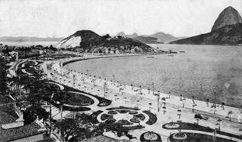 La avenida Beira-Mar, Botafogo, a