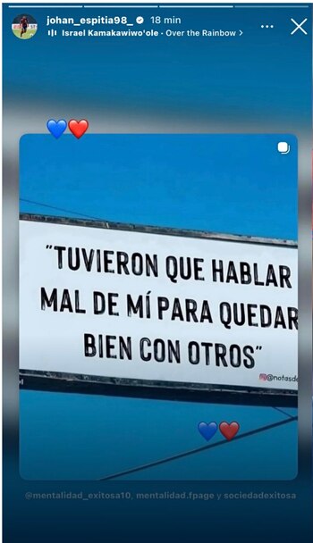 Storie de Jhohan Romaña criticando