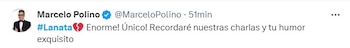 Marcelo Polino manifestó su angustia