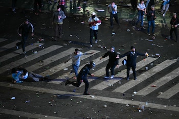 Final Copa Mundial de la FIFA 2026 – Argentina Vs España - Incidentes Obelisco